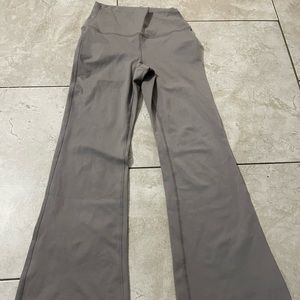 Light grey. Flared Workout Leggings. Size S.